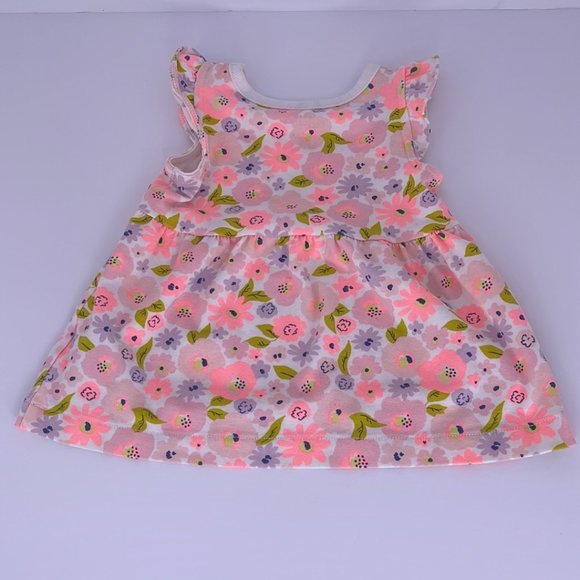 Cat & Jack Pink Floral Dress Size: 0-3 Months - Picture 4 of 4
